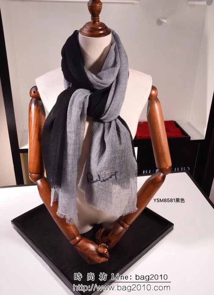 BURBERRY巴寶莉 官網同步 最新純羊絨超薄款圍巾 YSM8581 LLWJ6170